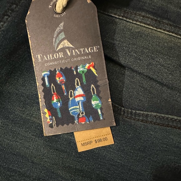 TAILOR VINTAGE MENS JEANS SIZE W-38 L-30 - Picture 5 of 9